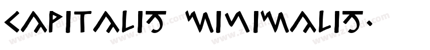 Capitalis Minimalis字体转换